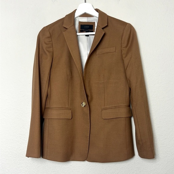 JCrew Wool Blend Camel Regent Blazer - Picture 3 of 8